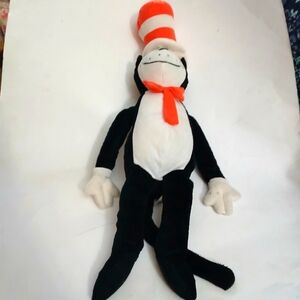 Kohl's Cares Dr Seuss Cat in the Hat Plush Red Black White 21 inches